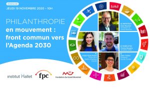 Philanthropie en mouvement : front commun vers l’Agenda 2030
