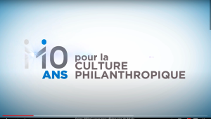 10 ans pour la culture philanthropique