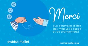 Merci aux bénévoles d’être des moteurs d’espoir et de changement